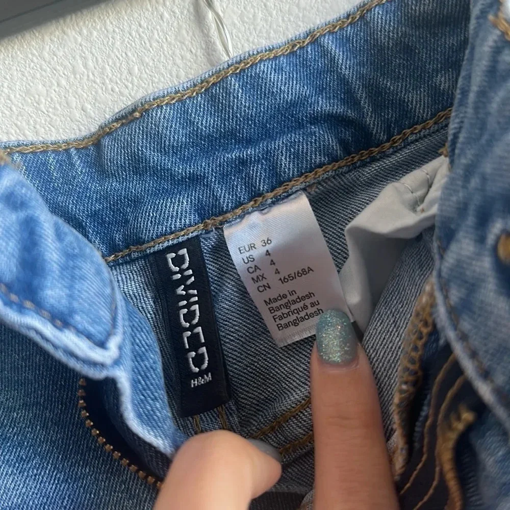 H&M High Waisted Jean Shorts 💙​​​​​​​